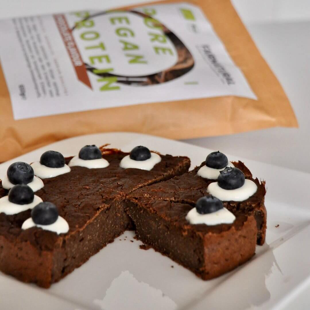 Brownie vegano alla zucca