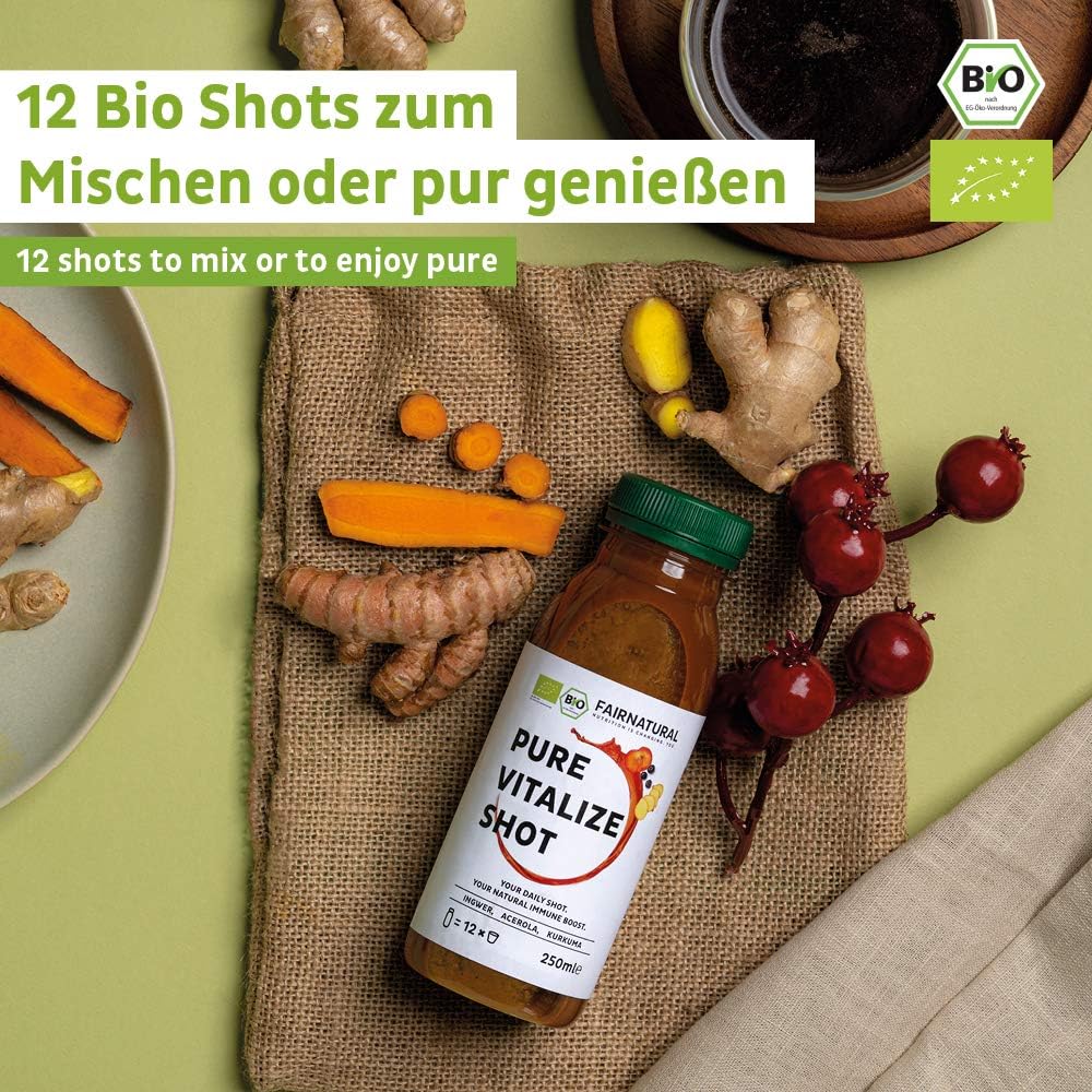 Shot di superalimenti biologici