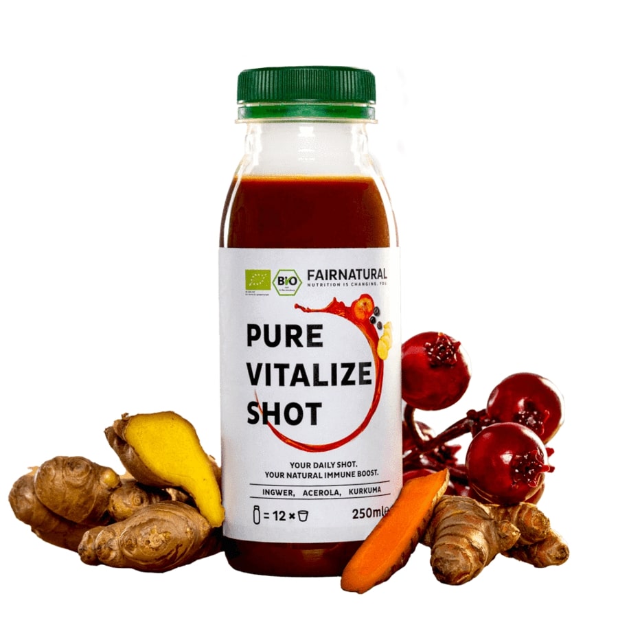 Shot di superalimenti biologici