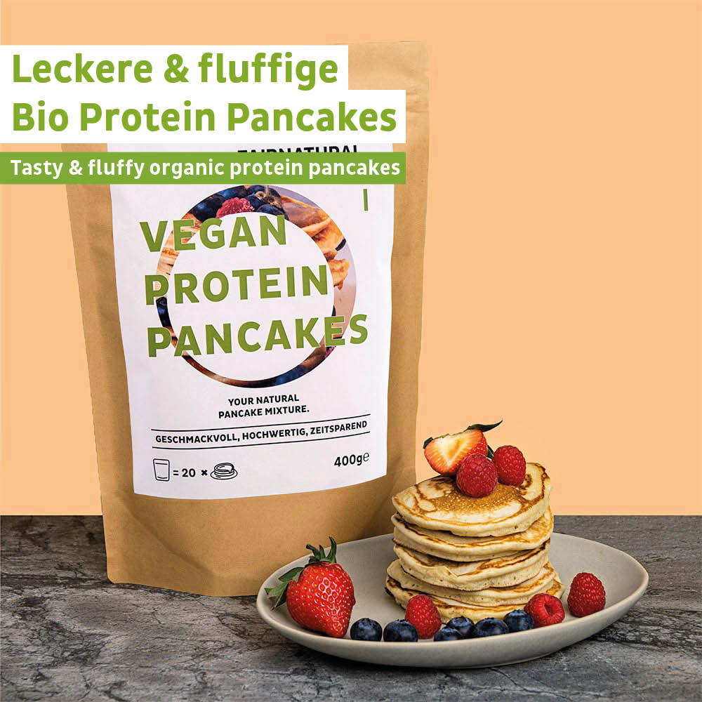 BIO Protein Pancakes Vegan von Fairnatural – Fairnatural®