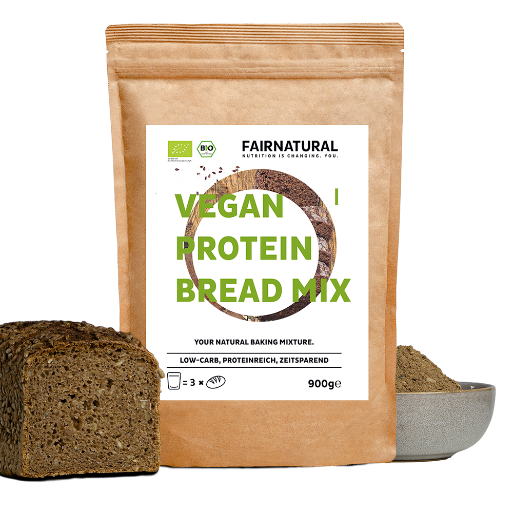
                  
                    Caricare l'immagine nel visualizzatore della galleria, Miscela per la cottura del pane proteico biologico vegano
                  
                